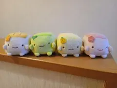 とうふ キューブ型ぬいぐるみ 4個セット