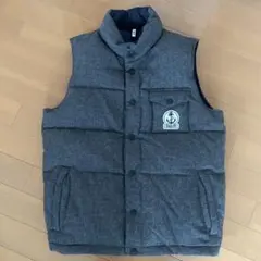 ダウンベスト グレー
