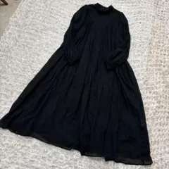 アデュートリステス　コットン　ハイネックワンピース