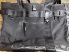 希少 PORTER ブラックビジネスバッグ スヌーピーコラボ ネイビー
