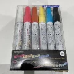 馬印　UMAJIRUSHI グラスボードマーカー　6色セット　新品　未開封