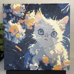 B.LONG 猫 F3サイズ キャンバスアート - メルカリ