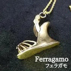 美品✨Ferragamoフェラガモ、ミュールサンダルデザインネックレス_032のサムネイル