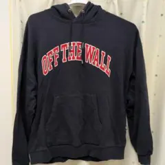 VANS OFF THE WALL ネイビー パーカー L　値下げ可能