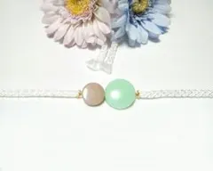 淡い上品カラーの帯留・帯留め・飾り紐