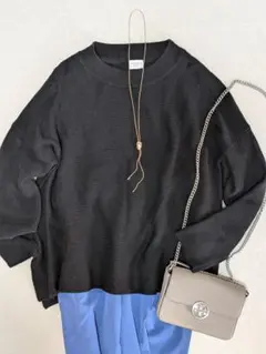 モックネック ニット