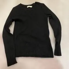 earth ブラック Mサイズ 長袖ニット