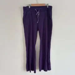 XL Active Basic スウェットイージーパンツ 紫 レディース