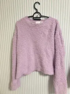 LAKOLE ラベンダー 長袖ニット