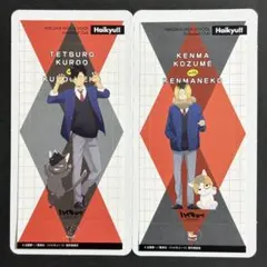 ハイキュー‼︎ きゃらくたぶるステッカーズ Vol.6 黒尾鉄朗&孤爪研磨