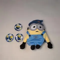 ミニオン ぬいぐるみとバッジセット