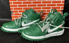 Off-White×Nike AirForce1スニーカー27.5(グリーン系)