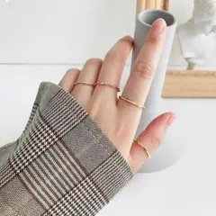 【ゴールド】silver925 スターリングシルバー ゴールドリング 9148