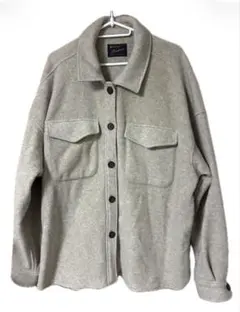 Kastane グレー オーバーサイズ シャツジャケット