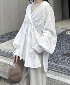 mystic カシュクール2wayブラウス