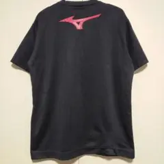 Mizuno 黒 Tシャツ Lサイズ ロゴ入り レディース