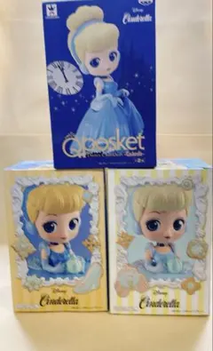Qposket シンデレラ フィギュア 3体セット