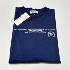新品　メンズ　ネイビー ロングスリーブ Tシャツ　ロンT 長袖Tシャツ Lサイズ