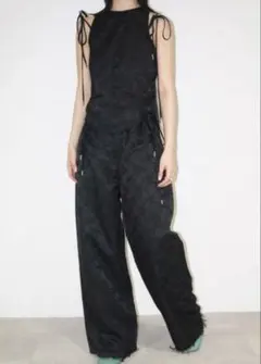 セットアップ ワイドパンツ