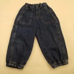 GUデニムパンツ ウエストゴム カジュアル 110