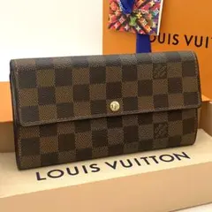 ルイヴィトン ダミエ エベヌ ポルトフォイユ サラ 二つ折り財布