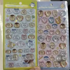 ちいかわ ボンボンドロップシール　みんなニコニコ みんなポーズ　2枚セット