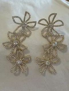 ブライドミー　BRIDE ME フラワー　ピアス