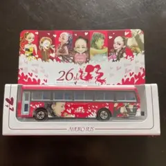 安室奈美恵　ラッピングバス　800台限定 アムロバス 26周年記念 ミニカー
