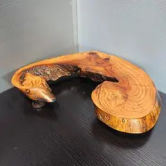 置台 盆栽台 花台 飾り台 昭和 레트로 観葉植物台 一枚板 中型 Bonsai