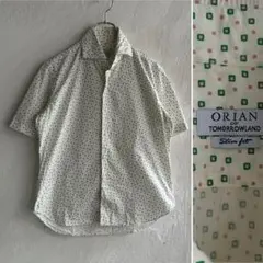 イタリア製 ORIAN ワイドカラー 総柄シャツ オリアンのサムネイル
