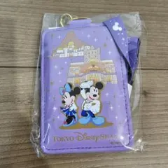 新品未使用 非売品 パスケース ネックストラップ付き 東京ディズニーシー