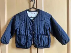 petit main ネイビー キルティングジャケット