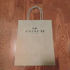コーチ 紙袋 小サイズ