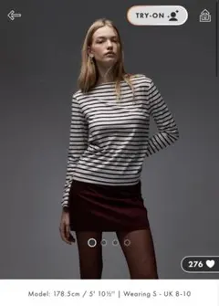 & Other Stories ボートネックTシャツ