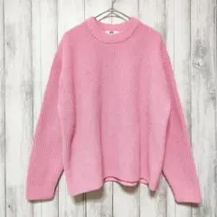 UNIQLO ユニクロ (L)　ウォッシャブル ソフトニット クルーセーター
