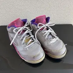 Jordan スニーカー グレー/ピンク