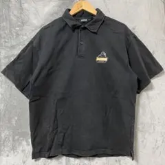 【L1911】 X large ヘビーウエイトポロシャツ サイズL ブラックのサムネイル