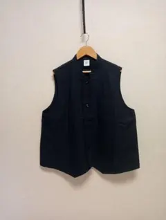 BASCO /バスコ ランディベスト フロントフリルのコットンべスト