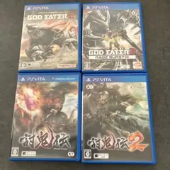 PSVITA ソフト 4点セット まとめ売り ゴットイーター 討鬼伝