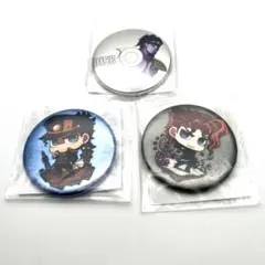 ジョジョの奇妙な冒険　ホロ缶バッジ　DISC風缶バッジ