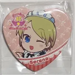 プリティーリズム オーロラドリーム 10周年 カフェ ハート 缶バッジ