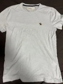 【美品】Abercrombie & Fitch ライトブルーTシャツ S
