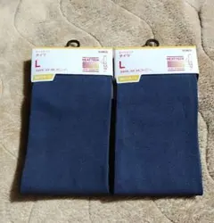 Lサイズ新品未使用　ヒートテック　タイツ　ユニクロ　レディース　二枚　着圧