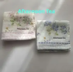 Afternoon Tea フラワー柄ミニタオル　未使用新品