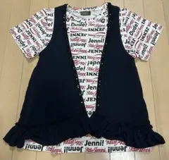 ★【SISTER JENNI】ジェニィ ブラックビジュージレ＆ロゴTシャツ★のサムネイル