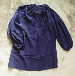 GU 黒 ブラウス チュニック M