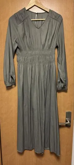 【le.coeur blanc】ワンピース(グリーン)