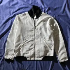 00s adidas リブ トラックジャケット 白 M Y2K　ブローコアのサムネイル