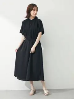 319.Green Parks：ELENCARE ドルマンスリーブワンピース