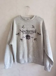 新品　Khalita Nocturnal スウェット Lサイズ グレー